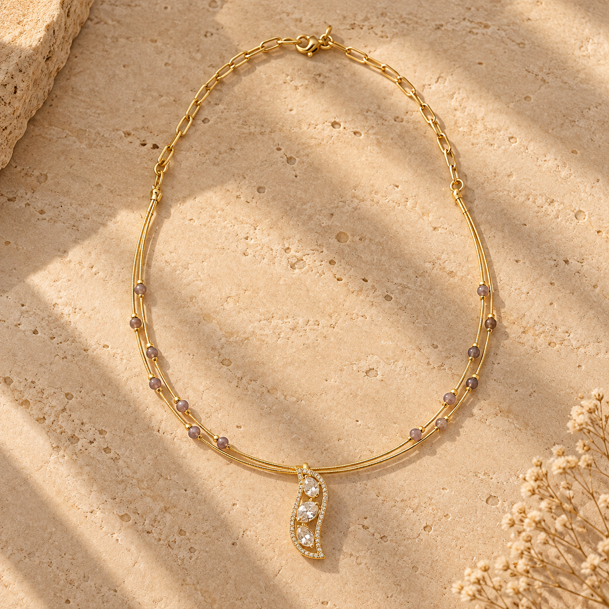 Crescent Grace Necklace