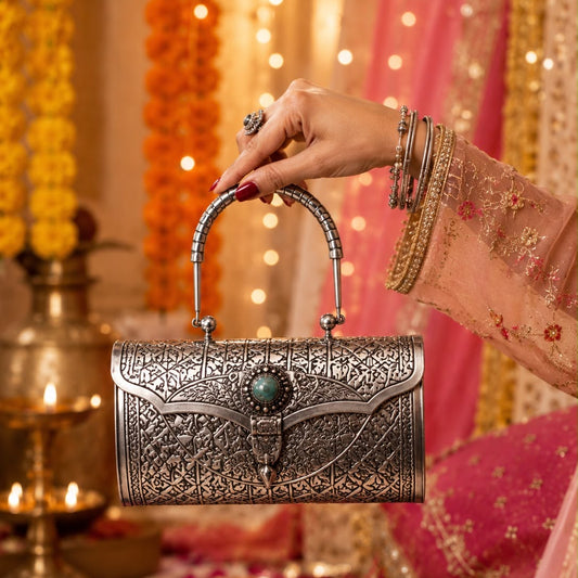 Noor-e-Silver Handbag