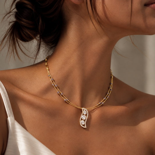 Crescent Grace Necklace