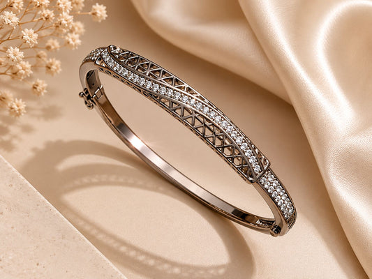 Celestial Lattice Bangle