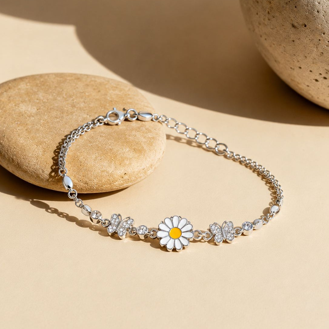 Sunshine Daisy Bracelet
