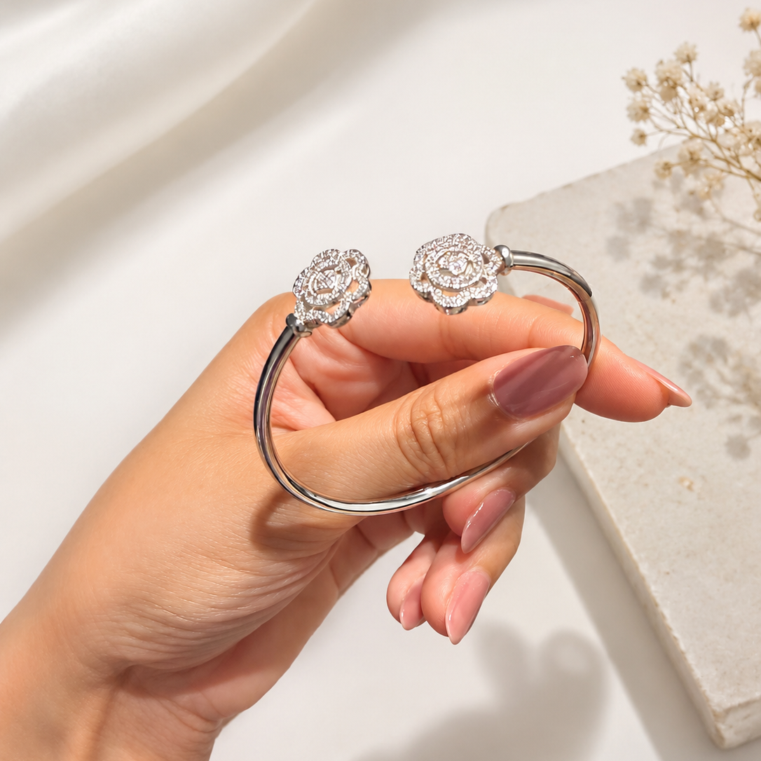 Silver Blossom Bracelet