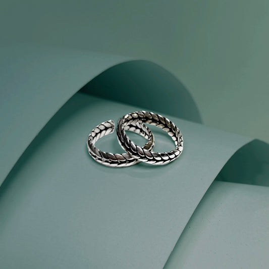 Braided Vine Toe Ring
