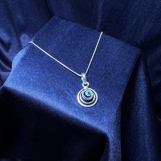 Evil Eye Halo Pendant