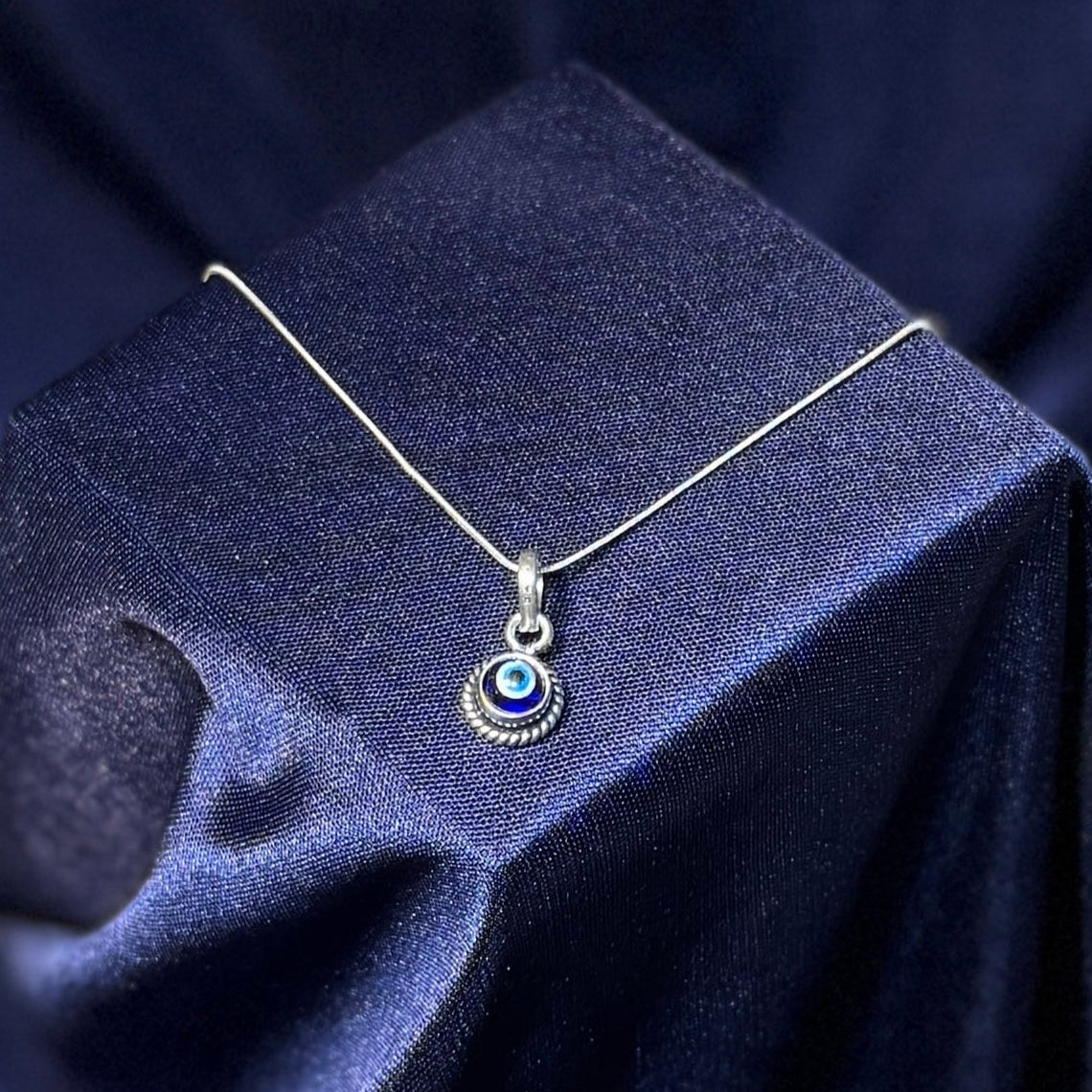 Evil Eye Braided Pendant