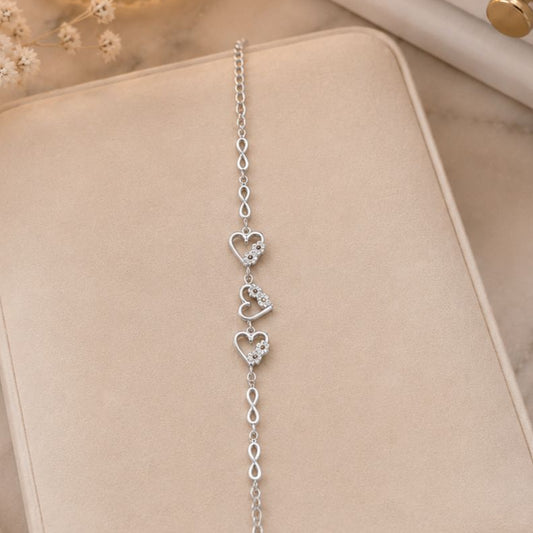 Infinite Hearts Bracelet