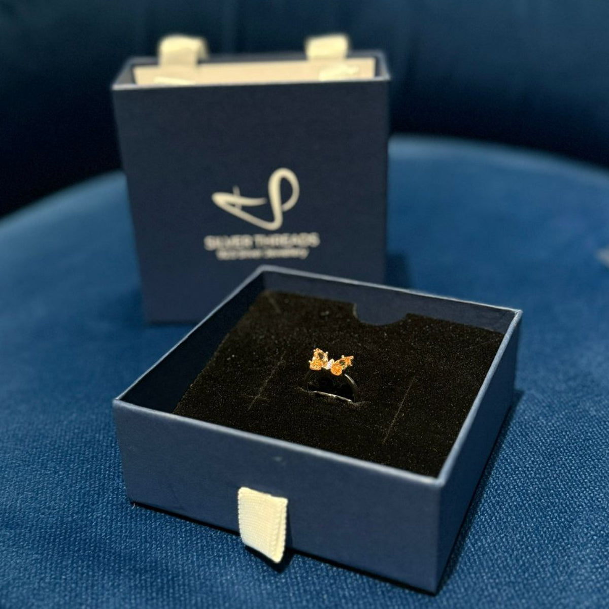Golden Flutter Ring